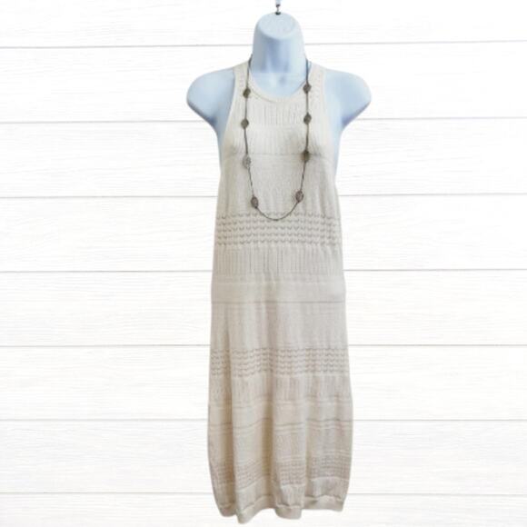 ABERCROMBIE & FITCH Creamy White Knit Sweater Dress, S - Picture 7 of 7